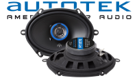 Lautsprecher Boxen Autotek ATX-572 | 2-Wege oval 13x18cm Koax Lautsprecher 5x7 Auto Einbauzubehör - Einbauset passend für Ford Fiesta 6 Front Heck - justSOUND