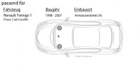 Audison APX 4 - 10cm 2-Wege Koax Lautsprecher - Einbauset passend für Renault Twingo 1 Phase 2 Front - justSOUND