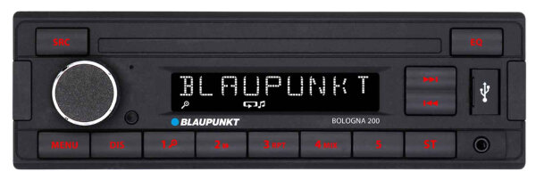 BLAUPUNKT Bologna 200  - 1-DIN Radio ohne CD mit USB | Autoradio