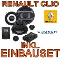 Lautsprecher - Crunch GTi5.2C - 13cm 2-Wege System für Renault Clio 2 - justSOUND