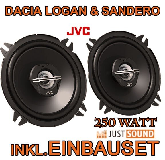Dacia Logan + Sandero - Lautsprecher - JVC CS-J520 - 13cm Koaxe