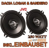 Dacia Logan + Sandero - Lautsprecher - JVC CS-J520 - 13cm...
