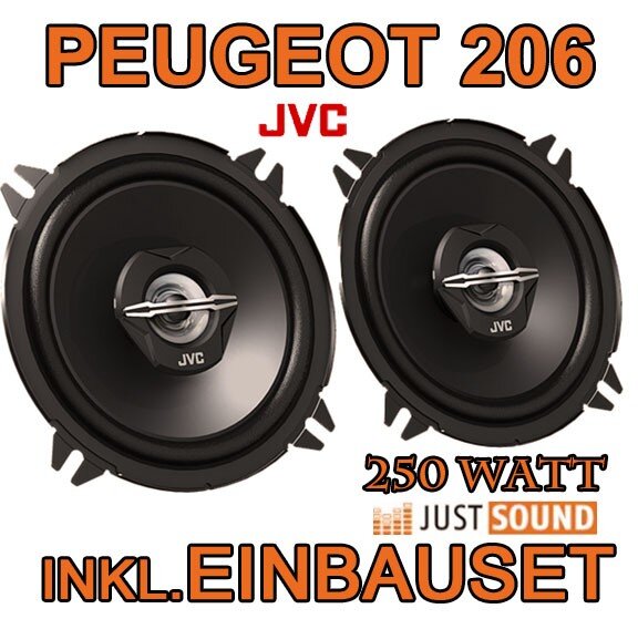 Peugeot 206 - Lautsprecher hinten - JVC CS-J520 - 13cm Koaxe Lautsprecher