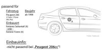 Peugeot 206 - Lautsprecher hinten - JVC CS-J520 - 13cm Koaxe Lautsprecher