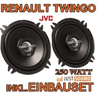 Lautsprecher - JVC CS-J520 - 13cm Koaxe für Renault Twingo 2 - justSOUND