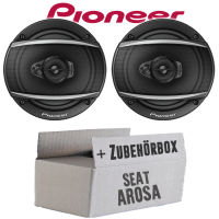 Lautsprecher Boxen Pioneer TS-A1670F - 16 cm 3-Weg Koaxiallautsprecher  Auto Einbausatz - Einbauset passend für Seat Arosa - justSOUND