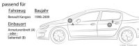 Lautsprecher - Alpine SXE-1025S - 10cm Koaxsystem für Renault Kangoo 1 - justSOUND