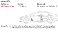 Lautsprecher Boxen Axton AE652F | 16,5cm 2-Wege 160mm Koax Auto Einbauzubehör - Einbauset passend für VW Sharan 1 I 7M Front oder Heck - justSOUND