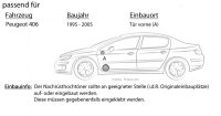 Lautsprecher Boxen Axton ATC165 | 16,5cm 2-Wege Kompo System Auto Einbauzubehör - Einbauset passend für Peugeot 406 - justSOUND