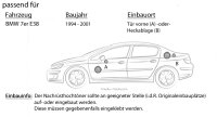 Lautsprecher Boxen Crunch GTS5.2C - 13cm 2-Wege System GTS 5.2C Auto Einbauzubehör - Einbauset passend für BMW 7er E38 - justSOUND