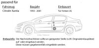 Lautsprecher Boxen Crunch GTS5.2C - 13cm 2-Wege System GTS 5.2C Auto Einbauzubehör - Einbauset passend für Citroën Xantia, Tür hinten - justSOUND