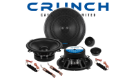 Lautsprecher Boxen Crunch GTS5.2C - 13cm 2-Wege System GTS 5.2C Auto Einbauzubehör - Einbauset passend für Ford Escort Front - justSOUND