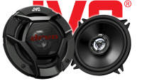JVC CS-DR520 - 13cm 2-Wege Koax-Lautsprecher - Einbauset passend für Ford Escort Turnier Cabrio Heck - justSOUND