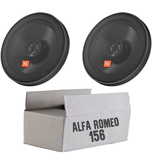 JBL STAGE2 624 | 2-Wege | 16,5cm Koax Lautsprecher - Einbauset passend für Alfa Romeo 156 - justSOUND