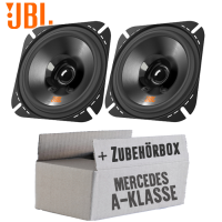 Lautsprecher Boxen JBL Stage2 424 | 2-Wege | 10cm Koax Auto Einbauzubehör - Einbauset passend für Mercedes A-Klasse JUST SOUND best choice for caraudio