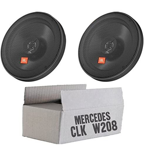 JBL STAGE2 624 | 2-Wege | 16,5cm Koax Lautsprecher - Einbauset passend für Mercedes CLK W208 Front - justSOUND
