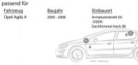 Lautsprecher Boxen JBL Stage2 424 | 2-Wege | 10cm Koax Auto Einbauzubehör - Einbauset passend für Opel Agila A - justSOUND