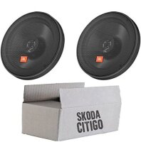 JBL STAGE2 624 | 2-Wege | 16,5cm Koax Lautsprecher - Einbauset passend für Skoda Citigo Front Heck - justSOUND