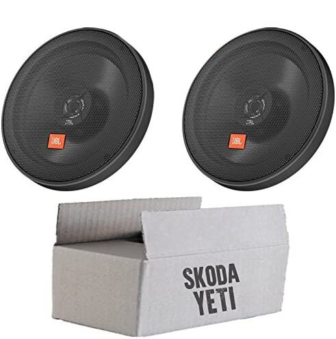 JBL STAGE2 624 | 2-Wege | 16,5cm Koax Lautsprecher - Einbauset passend für Skoda Yeti Heck - justSOUND