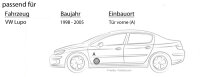VW Lupo Front - Lautsprecher Boxen JBL Club 6522 | 2-Wege | 16,5cm Koax Auto Einbauzubehör - Einbauset