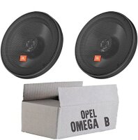 JBL STAGE2 624 | 2-Wege | 16,5cm Koax Lautsprecher - Einbauset passend für Opel Omega B - justSOUND