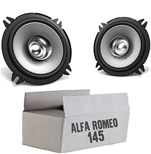 Lautsprecher Boxen Kenwood KFC-S1356 - 13cm Koax Auto Einbauzubehör - Einbauset passend für Alfa Romeo 145 - justSOUND