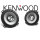 Lautsprecher Boxen Kenwood KFC-S1356 - 13cm Koax Auto Einbauzubehör - Einbauset passend für Dacia Sandero 1 - justSOUND