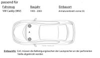 Lautsprecher Boxen Autotek ATX-42 | 2-Wege 10cm Koax Lautsprecher 100mm Auto Einbauzubehör - Einbauset passend für VW Caddy 9KV Front - justSOUND