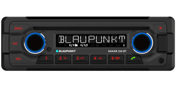 BLAUPUNKT Dakar 224 BT - 24Volt 24 V | Bluetooth | CD | MP3 | USB Autoradio für LKW usw.