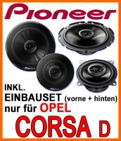 Lautsprecher - Pioneer Komplettset für vorne &...
