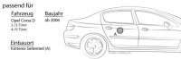 Alpine SXE-1025s - 10cm Koax-System für Opel Corsa D hinten - justSOUND