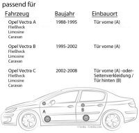 Opel Vectra A, B, C - Crunch GTi62 - Triaxlautsprecher