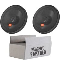 JBL STAGE2 624 | 2-Wege | 16,5cm Koax Lautsprecher - Einbauset passend für Peugeot Partner - justSOUND